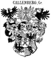 Wappen der Grafen von Callenberg in Siebmachers Wappenbuch