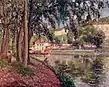 Paysannes sous les arbres à Moret