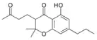 Strukturformel Cannabichromanon-C3