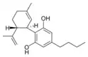 Strukturformel Cannabidiol-C4