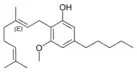 Strukturformel Cannabigerol Monomethylether