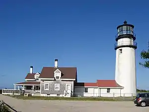 Das Highland Light von Westen gesehen