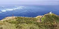 Cape Reinga / Te Rerenga Wairua mit Leuchtturm und Columbia Bank