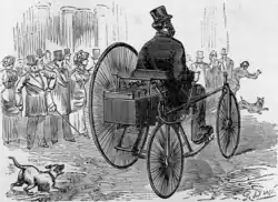 1881: Tricycle von Gustave Trouvé