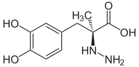 Strukturformel von Carbidopa