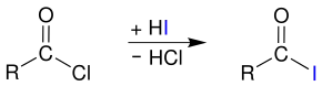 Acyl halide synthesis