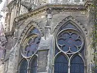 Kathedrale von Reims, Chorkapellen 1215–1220, Sechspässe im ausgereiften Maßwerk