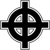 Symbol eines Keltenkreuzes