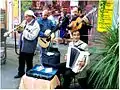 Musiker auf dem Wochenmarkt