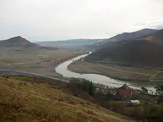 Roter-Turm-Pass, Blick auf den Fluss Olt