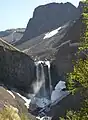 Wasserfall auf dem Baitou Shan