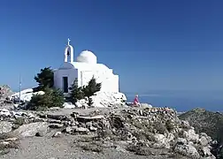 Kapelle Christos Dikeos auf dem Gipfel des Dikeos-Gebirges