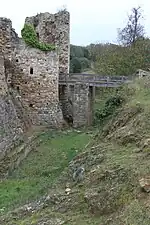 Blick auf die Zugbrücke