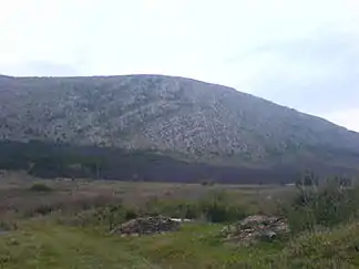 Das Tschepan-Gebirge vom Süden aus