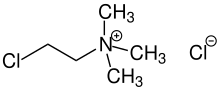 Struktur von Chlorcholinchlorid