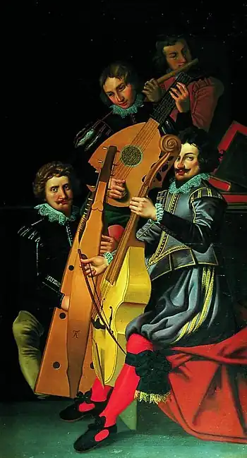 Christian IV's musicians by Reinhold Timm