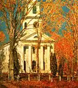 Frederick Childe Hassam: „Church at Old Lyme“ 1905