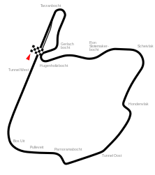 1980–1988: Mit zusätzlicher Bremsschikane