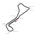 Streckenführung bis 1972.