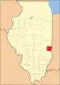 Clark County seit 1830, als das Coles County abgespalten wurde