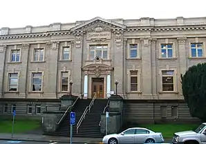 Clatsop County Courthouse in Astoria, gelistet im NRHP mit der Nr. 84002954