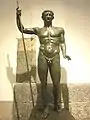 Bronzestatue des Claudius (rechte Exedra)