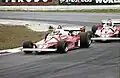 Clay Regazzoni und Niki Lauda beim „Race of Champions“, Brands Hatch (1976)