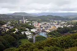 Blick auf Clifden