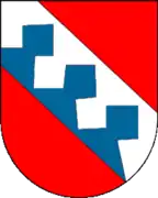 Wappen von Tiers, stilisiert das Wappen der Velsecker zeigend