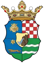 Wappen des Komitats Agram(Zagreb/Zágráb)