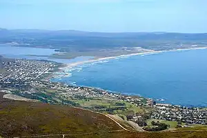 Walker Bay mit Hermanus und Klein River Lagune