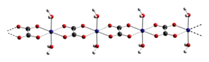 Strukturformel von Cobalt(II)-oxalat