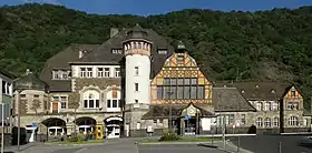 Empfangsgebäude des Bahnhofs Cochem (Mosel), Straßenseite