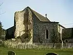 Verfallener Rundturm: Cockley Cley, Norfolk