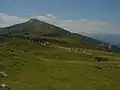 Der Col de Paihères mit der Erhebung Pic de Tarbésou zwischen Mijanès und Ascou