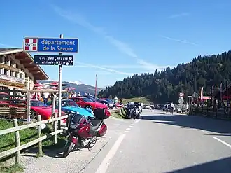 Passhöhe des Col des Aravis