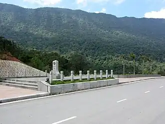 Passhöhe an der Straße Vietnam-Laos