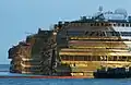 Das Wrack der Costa Concordia