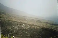 Blick vom Aussichtspunkt Miradouro do Alto Espigão auf den östlichen Teil des Dorfes