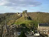 Burgruine des Schlosses von Crozant