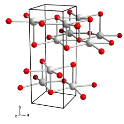 Kristallstruktur von Caesiumhydroxid