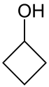 Strukturformel von Cyclobutanol