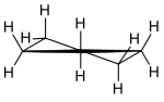 Halbsessel-Konformation von Cyclopentan