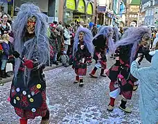 Higeler Welsch-Häxe beim Rosenmontagsumzug Freiburg 2017