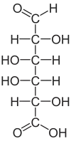 Struktur von Galacturonsäure