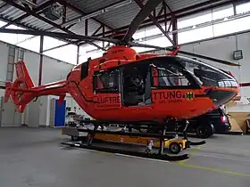 Christoph 29 im Hangar