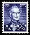 Gedenkmarke (1953)zum 150. Geburtstag (Deutsche Bundespost)