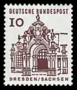 10 Pf. Zwinger in Dresden (1964)