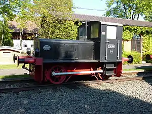 erhaltene Lokomotive