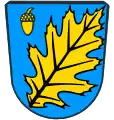 Aystetten(Bayern) mit Eichel und Spitzeneichenblatt